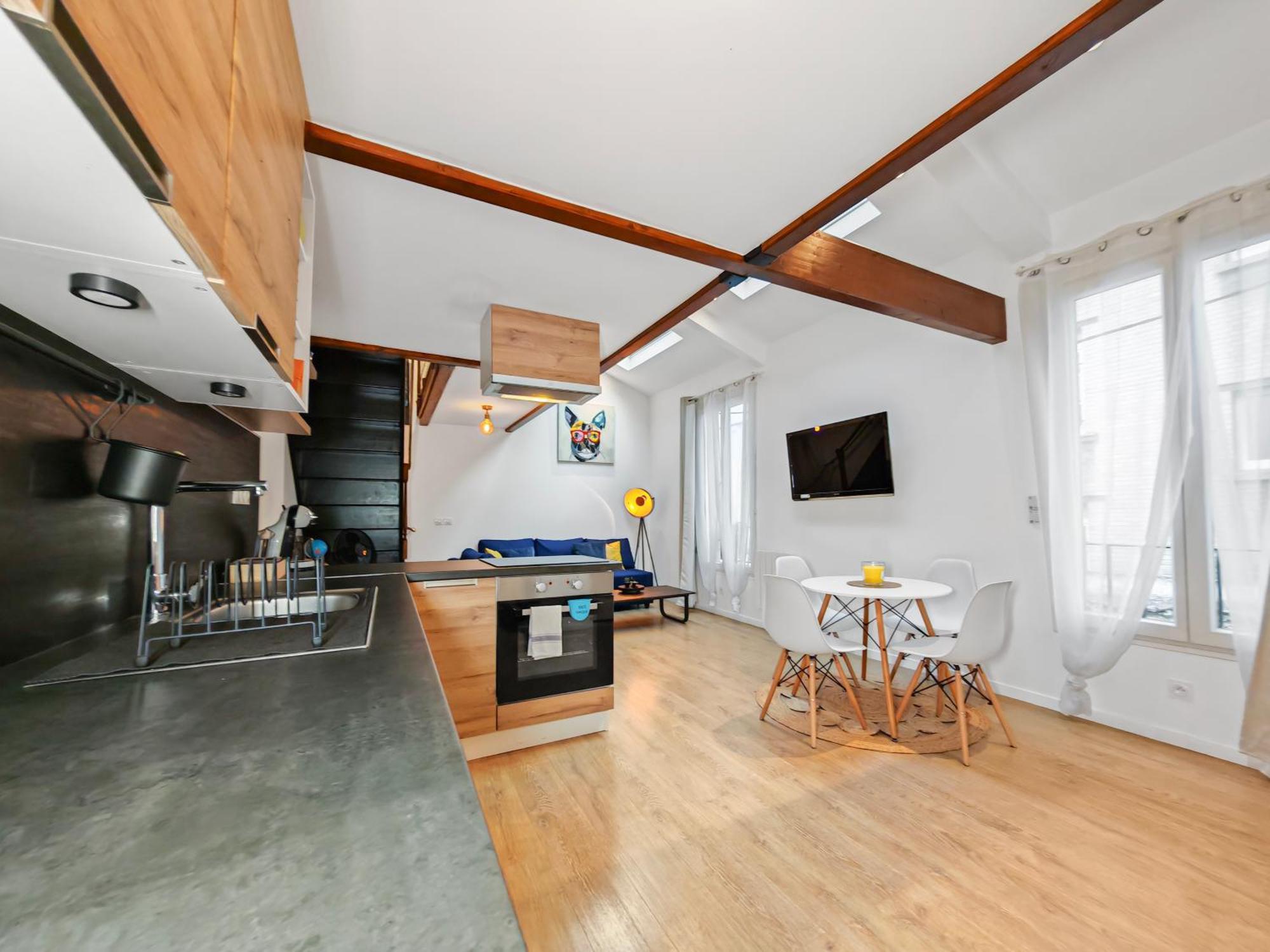 Loft Duplex A 2 Min De Paris - Parking Gratuit Apartamento Le Pré-Saint-Gervais Exterior foto